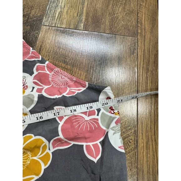 Josie Natori chemise top Floral Pink and orange Racerback woman’s size Large - Picture 5 of 5
